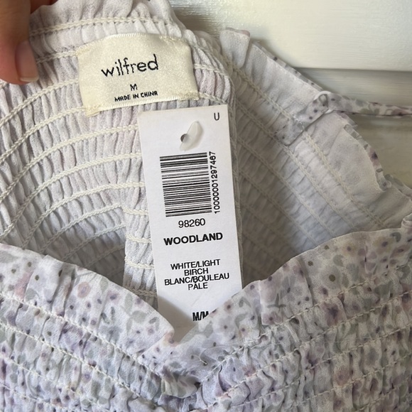 NWT Aritzia Wilfred woodland floral tank - Picture 12 of 13